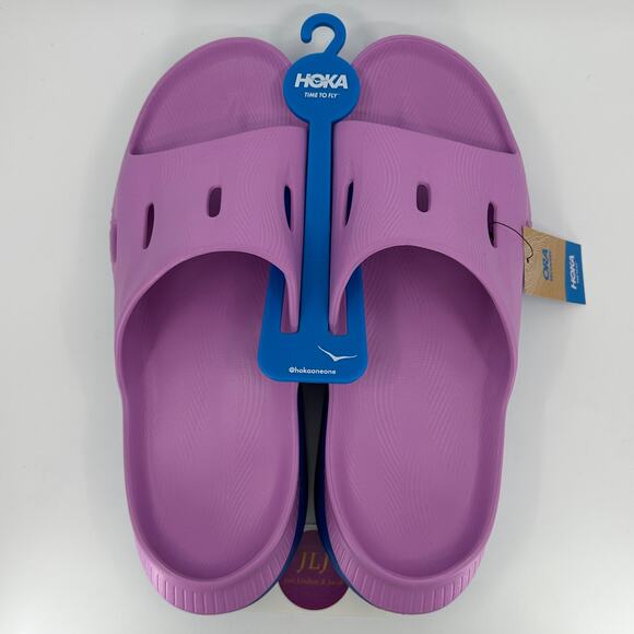 Hoka One One Men\'s Ora Recovery Slide 3 Slip On Comfort Sandals Cyclamen Size 12 main image 4